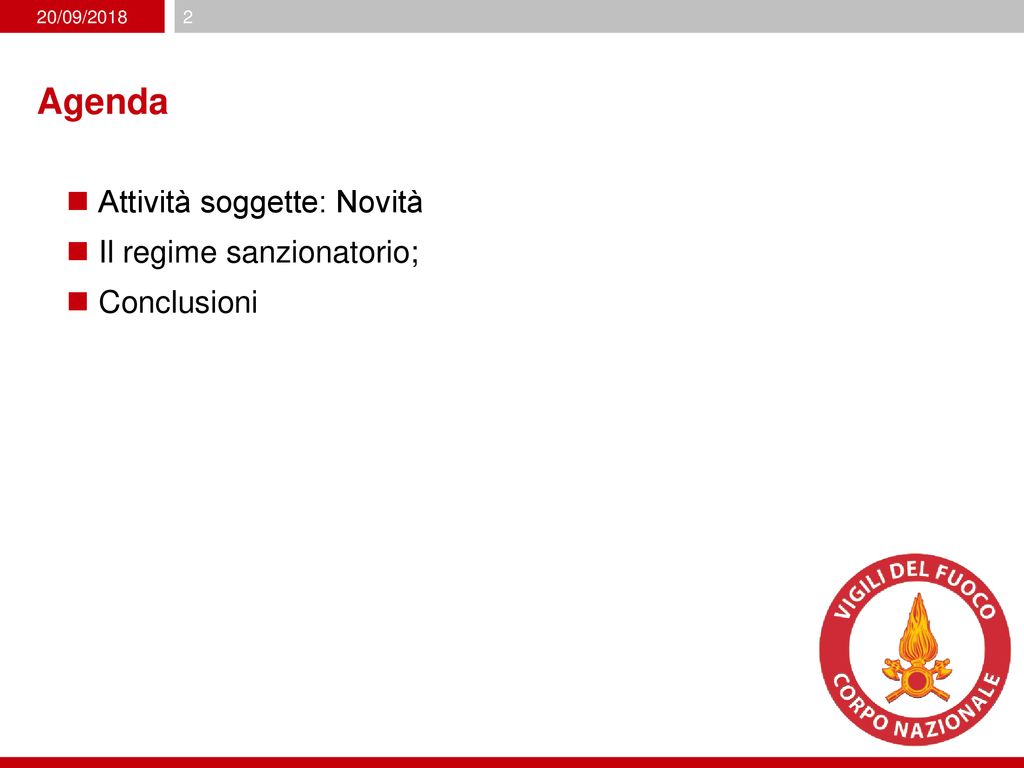 La Nuova Prevenzione Incendi Nuove Attivit E Regime Sanzionatorio